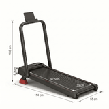 Tapis de Marche Pliable Ultra-Slim 8,5 cm, Inclinaison 15 %