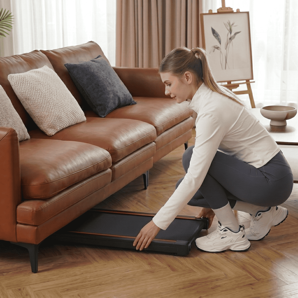 Tapis de Marche 3-en-1 Compact 11 cm, Inclinable 12%